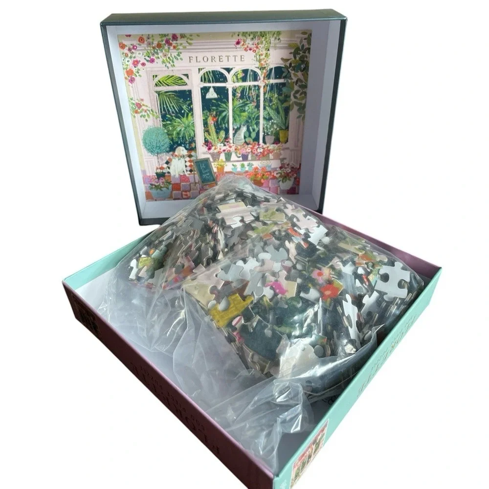 Galison Florette 500 Piece Puzzle New in Factory Sealed Plastic Sleeve 20